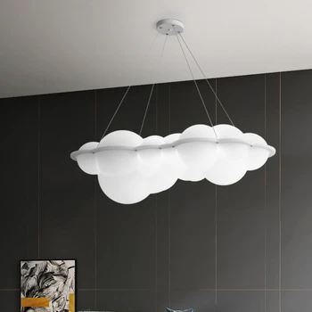 Люстра Creative Cloud Bubble Lamp, Индивидуальность, столовая лампа, Отдел продаж Арт-отеля, Инженерная декоративная лампа