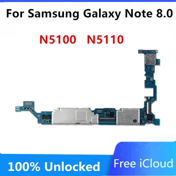 Материнская плата для Samsung Galaxy Tab Note 8.0 N5110 N5100 N5120 WLAN 3G планшетная логическая плата Android OS Чистый IMEI 8GB 16GB Plate