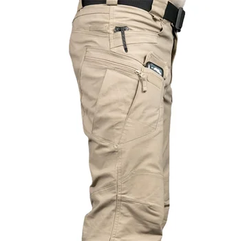 Мужские весенне-осенние уличные брюки 2023 года, военные тактические тренировочные брюки, мужские охотничьи водонепроницаемые рабочие брюки для походов
