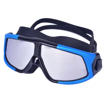 Мужские и женские очки для плавания с утолщенным водонепроницаемым покрытием высокой четкости, Двухслойные очки для плавания с защитой от запотевания