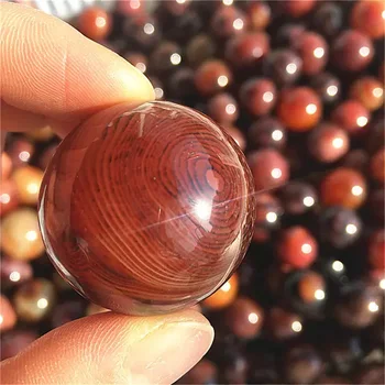 Натуральный сердолик агат сферические шарики сардоникс для украшения по фэн-шуй