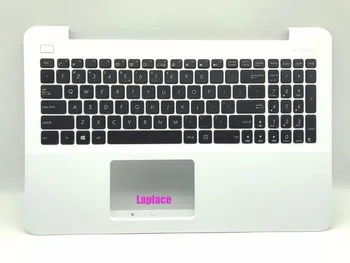 Новая американская клавиатура для Asus X555LA A555LAB X555LD X555UA X555LP с белой подставкой для рук