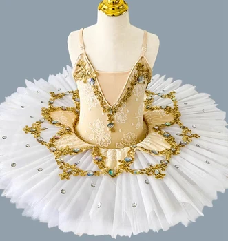 Новая балетная юбка, профессиональные классические костюмы-пачки для блинов