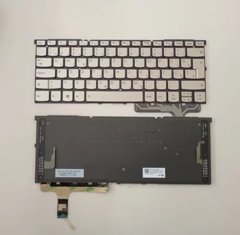 Новая клавиатура для ноутбука Lenovo YOGA S940-14IIL S940-14IWL с серебристой подсветкой для ноутбука