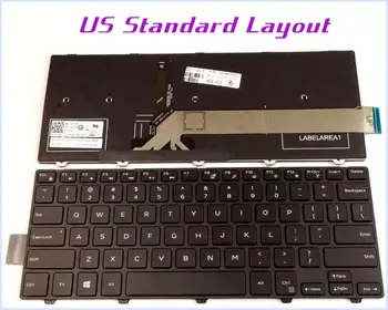 Новая Клавиатура с американской Раскладкой для Ноутбука Dell 21H9J 021H9J PK1313P3B00 V147125BS1 PK1313P2B00/Тетрадь с Рамкой с Подсветкой