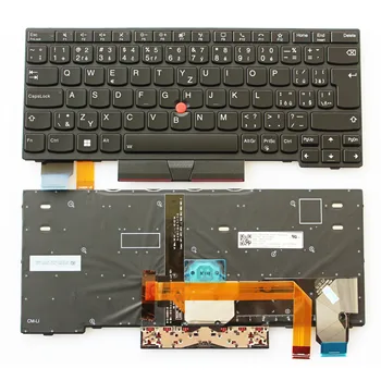 Новая Чешская Черная Клавиатура с Подсветкой для Lenovo Thinkpad X280 A285 X390 X395 L13 01YP010 01YP170 01YP