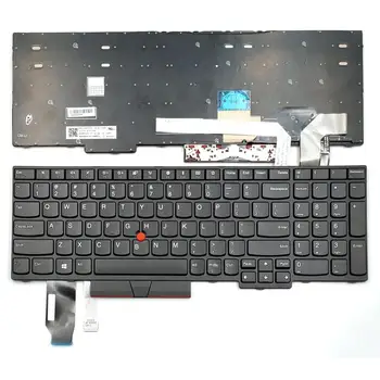 Новинка для Lenovo Thinkpad L580 L590 P52 Тип 20LWL 20LX 20Q7 20Q8 20M9 20MA Клавиатура Ноутбука US Черная Без подсветки