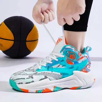 Новые баскетбольные кроссовки, дышащая спортивная обувь, мужская и женская обувь для фитнеса на открытом воздухе, Модные баскетбольные кроссовки для бега