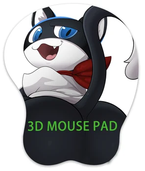 НОВЫЙ 3D коврик для мыши Morgana Persona 5 Аниме Манга Нагрудный игровой упор для запястий мультидизайн Коврик для мыши