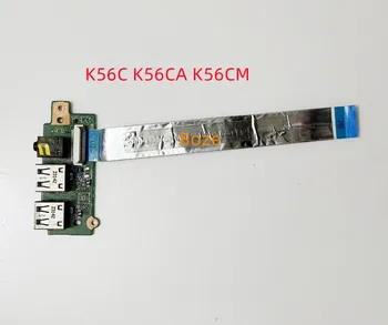 Оригинал для Asus K56C K56CA K56CM Usb аудиоплата K56CM плата ввода вывода с кабелем