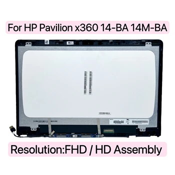 Оригинал для HP Pavilion x360 серии 14-BA 14M-BA ЖК-дисплей с сенсорным экраном и цифровым преобразователем в сборе 14-ba001la 14-BA002LA 14-BA003LA