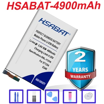 Оригинальный аккумулятор HSABAT 4900 мАч для Motorola Moto Droid Turbo EQ40 XT1254 XT1225