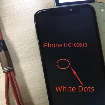 Оригинальный дефектный экран для дисплея iPhone 11, сенсорный экран в сборе с черными точками, линиями, битыми пикселями или ожогом