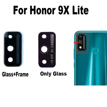 Оригинальный Новый Стеклянный Объектив Задней Камеры Для Huawei Honor 9X LITE Стекло Задней Камеры С Клейкой Наклейкой Glue