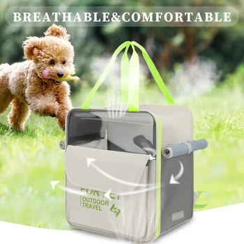 Переноска для домашних животных, большая Вместительная дорожная сумка для кошек, Дышащая Складная Креативная портативная Многофункциональная сумка для собак