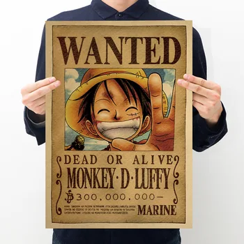Плакаты из крафт-бумаги серии аниме 