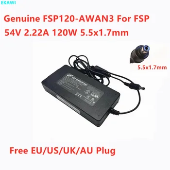 Подлинный FSP FSP120-AWAN3 54V 2.22A 120W 5.5x1.7mm Адаптер Питания с Коммутацией Переменного Тока Для Видеомагнитофона Hikvision Источник Питания Зарядное Устройство
