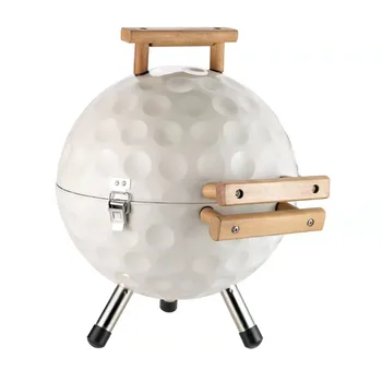 Портативная печь для игры в гольф с 14-дюймовым мячом для гольфа на 2 персоны, Бытовая печь для барбекю на открытом воздухе