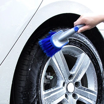 Портативная щетка для чистки автомобильных шин, щетка для чистки колес, инструмент для мытья авто