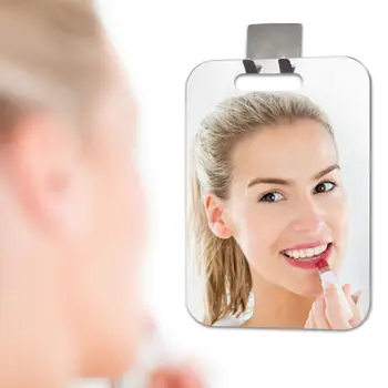 Портативные зеркала для макияжа Настенные гобелены Зеркало для душа Акриловое зеркало с защитой от запотевания и настенным всасыванием Зеркала для душа Для путешествий Использование в ванной комнате