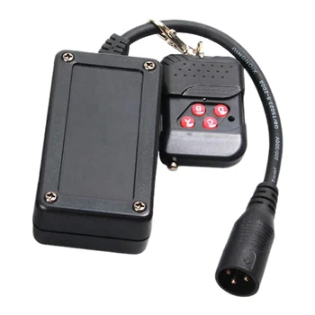 Портативный 3-контактный приемник XLR с беспроводным пультом дистанционного управления для установки дыма и тумана, контроллер DJ-сцены, рецептор для запотевания 400 Вт 900