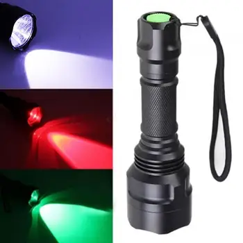 Портативный светодиодный фонарик, Зеленый/Белый/Фиолетовый светодиодный фонарь, Охотничьи Фонарики для проверки денег на открытом воздухе
