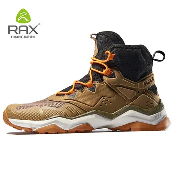 Походная обувь Rax Водонепроницаемые спортивные кроссовки на открытом воздухе для мужчин, походные ботинки, зимние ботинки, теплая легкая походная обувь, дышащая