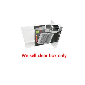 Прозрачная коробка с ПЭТ-крышкой для новой версии 3DS XL Pal для ЕС, красочная коробка для хранения, коробка-дисплей