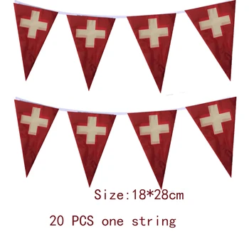 Прямая Поставка Водонепроницаемых Полиэтиленовых Швейцарских Флагов-Овсянок