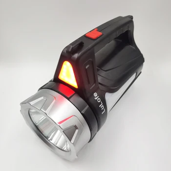 Ручной светодиодный прожектор LuLofe, энергосберегающий с красной вспышкой, Водонепроницаемый, пылезащитный для кемпинга на открытом воздухе, в чрезвычайных ситуациях самообороны