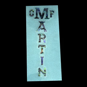 Самоклеящаяся наклейка MT толщиной 0,1 мм с логотипом Abalone Guitar Peghead CMF
