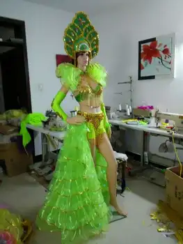 Сексуальный вступительный танец юбка с большими колебаниями мода современный испанский сценический танцевальный костюм вечеринка мероприятие карнавал одежда для выступлений