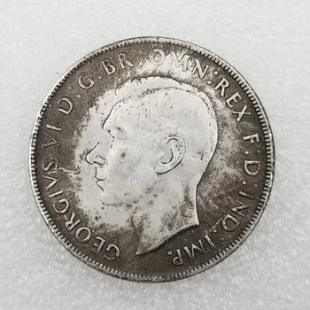 Серебряная долларовая монета Британской короны 1937 года, Волшебные монеты, Коллекционные монеты Liberty, украшения для дома, Рождественские подарки #030