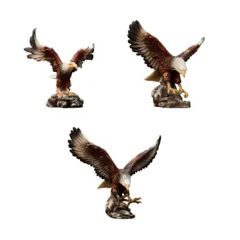 Современные фигурки Lucky Eagle, Скульптура, Коллекционная Статуэтка из смолы, украшение для стола