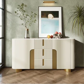 Современный минималистский Буфет Буфет Шиферный шкаф Консольный столик в прихожей Кухонные журнальные столики Aparador Кухонная мебель