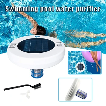Солнечный ионизатор для бассейна Инструмент для чистки бассейна на солнечных батареях Автоматический очиститель бассейна и ионизатор бассейна для всех бассейнов ASD88