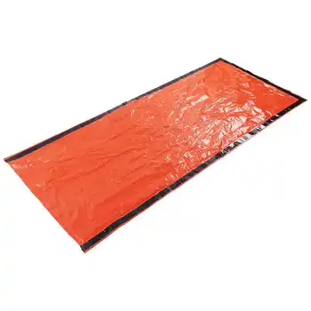 Спальный мешок для выживания в чрезвычайных ситуациях, водонепроницаемый 15D нейлон, очень Толстый спальный мешок для кемпинга