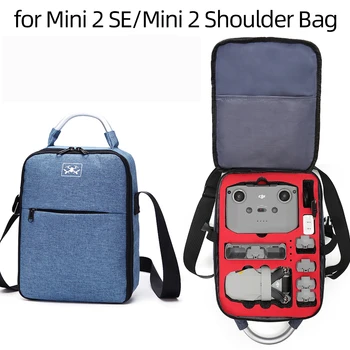 Сумка через плечо для дрона DJI Mini 2, сумка для хранения, чехол для переноски, дорожная коробка, чемодан для аксессуаров DJI Mini 2 SE