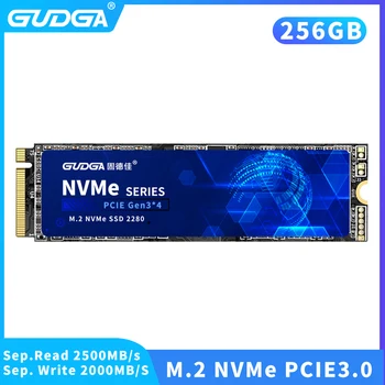 Твердотельный накопитель GUDGA NVMe M2 SSD 256 ГБ Твердотельный Накопитель PCIe Gen3.0* 4 SSD 2280 M.2 Nvme Ssd M.2 Внутренний Твердотельный Накопитель Для Настольного ноутбука