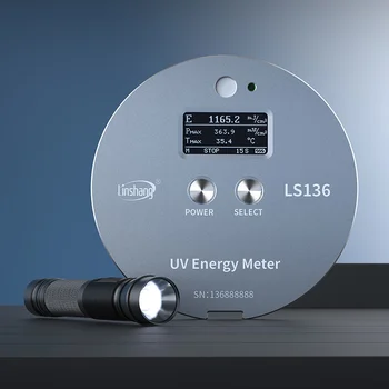 Ультрафиолетовый радиометр Linshang LS136, измеритель УФ-энергии для установки для отверждения галогенных ламп высокого давления мощностью 365 нм