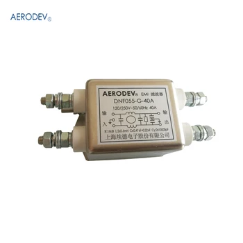 Фильтр источника питания Aerodev DNF055-G-40A Однофазный электромагнитный фильтр 40A 250V 50-60Hz одобренной CE серии DNF055