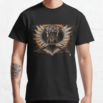 Футболка Ring of Fire Skull Guardian, короткая мужская одежда, мужские футболки с графическим рисунком, мужские высокие футболки