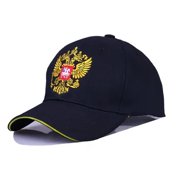 Черная кепка, хлопковая уличная бейсболка с вышивкой российского герба, модные спортивные шапки для мужчин и женщин, кепка Patriot