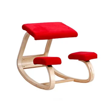Эргономичная поза стула для коленопреклонения, деревянный стул для офиса и дома, облегчающий боль в шее и напряжение позвоночника